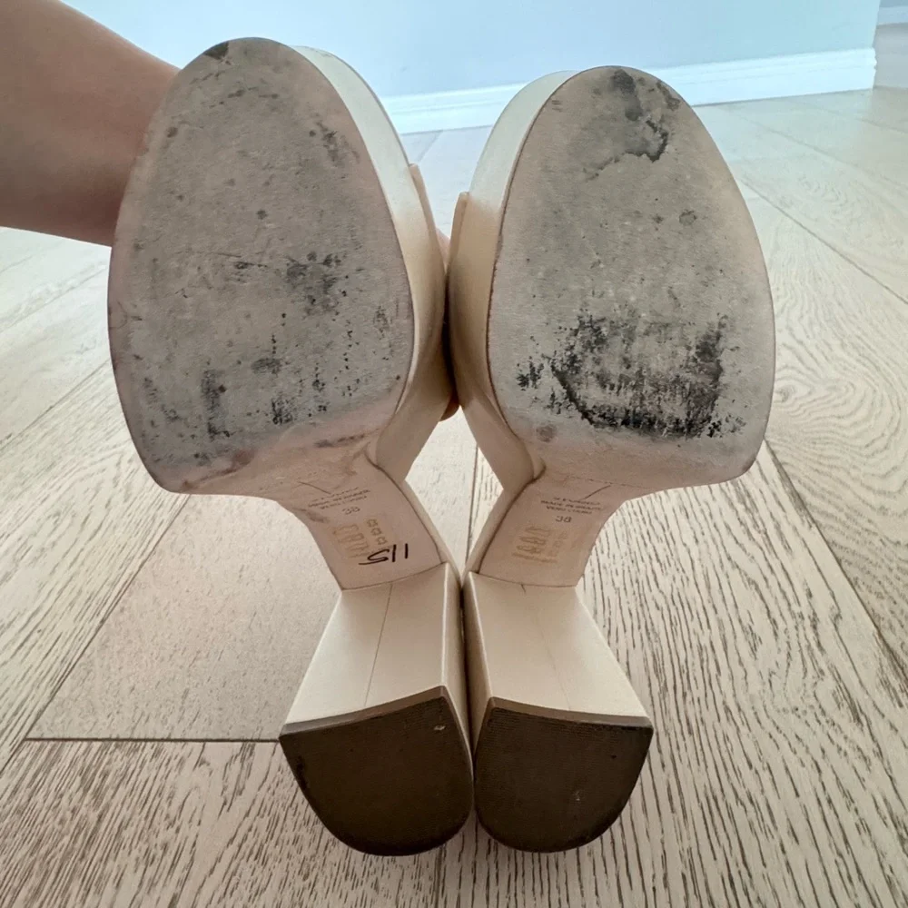 BLACK SUEDE STUDIO Tyler Platform Slide Sandal (38 Women)